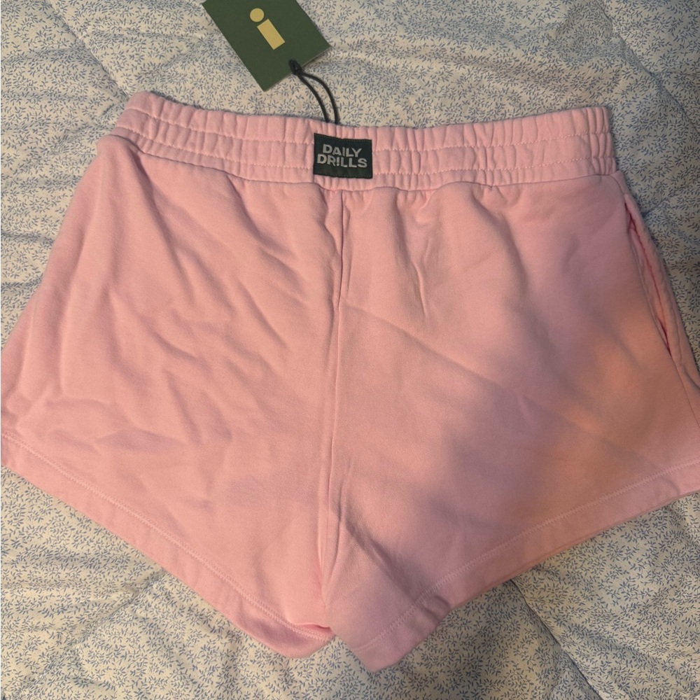 Daily Drills Light Pink Lounge Shorts